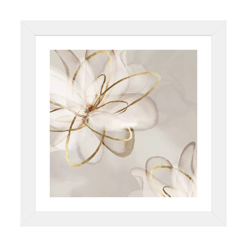 Beauté transparente I - Imprimé, H 16 po x l 16 po, Papier dans un cadre photo, Blanc