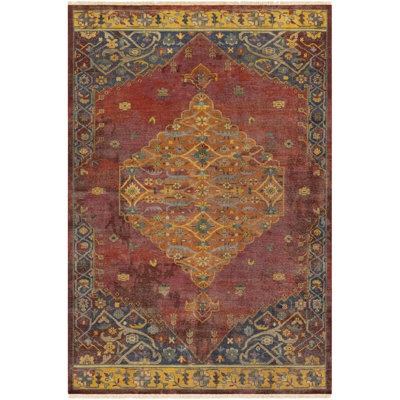 Festival Wool Oriental Area Rug