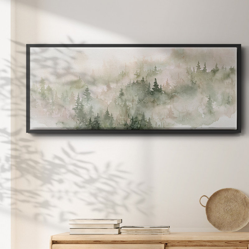Misty Mountain Sides- Framed Canvas