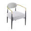 Fauteuil d'appoint rembourré Mid-Century
