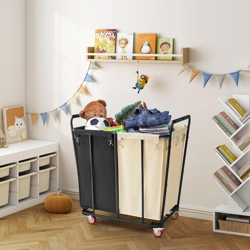 Segmented Laundry Sorting Vehicle