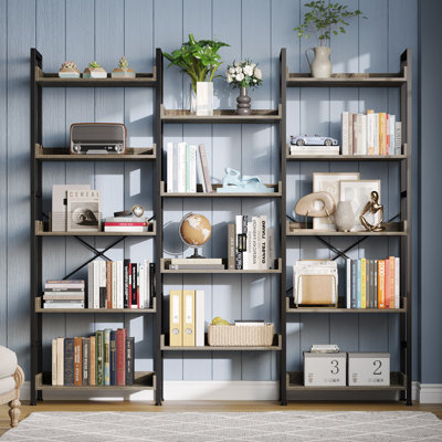 Grijalva DIY Detachable Etagere Bookcase with 4 Hooks
