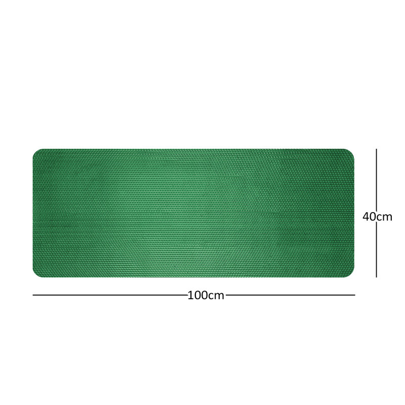 Plastic / Acrylic Shower Mat, Blue/Green, 40cm, 100cm