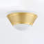 Elsmere Flush Mount in Aged Brass
