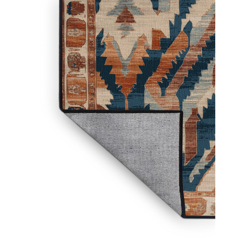 Tapis brun lavable à la machine, Rectangulaire 2 pi x 3 pi