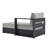 Modway Tahoe Outdoor Patio Powder-Coated Aluminum Modular Right-Facing Chaise Lounge-95616659
