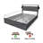Bed Frame, Storage Headboard With Charging Station-201303981