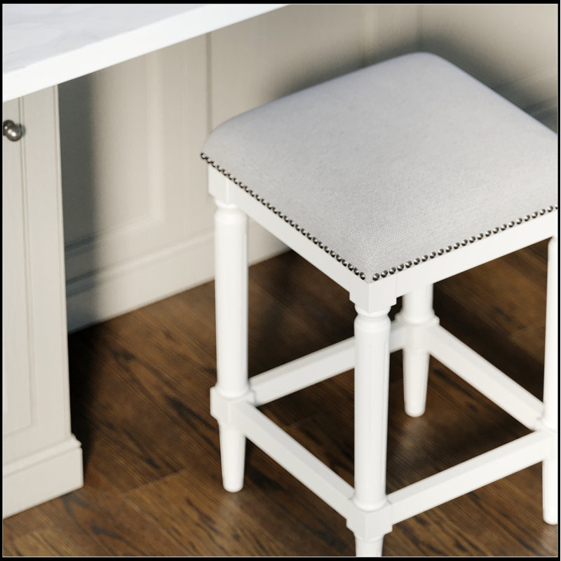 Tabouret de comptoir carré Manchester, Tabouret de comptoir (siège d'une hauteur de 27 p