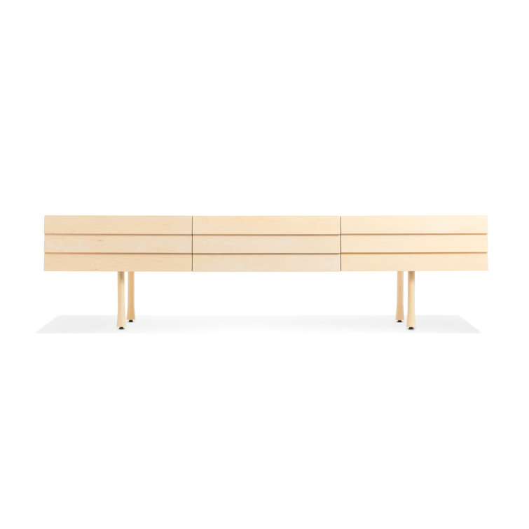 Lap 86.1'' W Unfinished 2 - Drawer Dresser