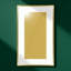 Cadre 12 po x 24 po avec passe-partout - Cadre panoramique en métal de qualité supérieure avec verre trempé, ensemble de fixation murale, finition or champagne moderne pour impressions 8 x 20