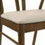 Ensemble de salle à manger moderne 7 pièces, table à manger en bois à 4 pieds avec 6 chaises triangulaires-26120765