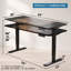 Bureau pour travailler debout électrique à hauteur réglable de 63 po x 30 po, bureau pour travailler debout et debout avec planche d'épissure (bureau + cadre à moteur simple)