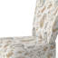 Chaise d'appoint moderne et rembourrée beige et gris-1981160604
