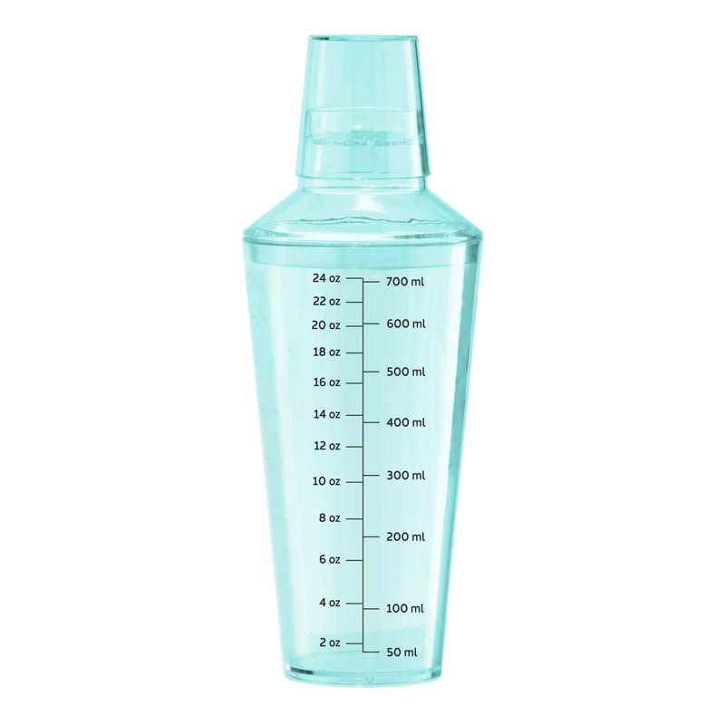 Shaker à cocktail, 24 oz / 700 ml, turquoise