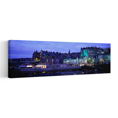 The Old Town Edinburgh Scotland Abstract Contemporary Architecture City Wall Art