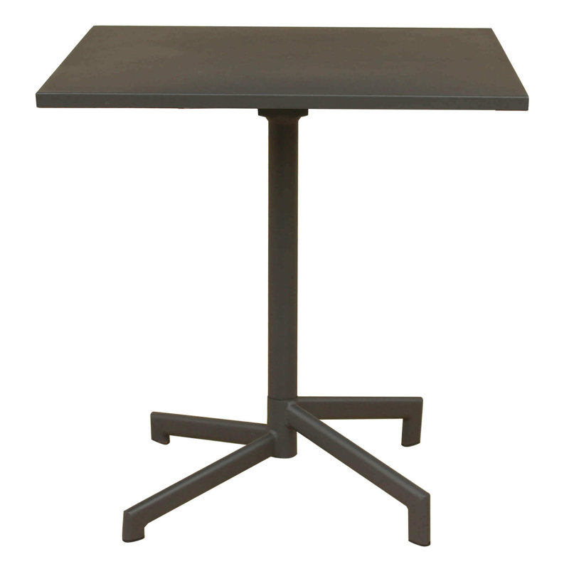 Aaman Square Metal Extendable Outdoor Dining Table , 70cm cm W 70cm cm D, Taupe