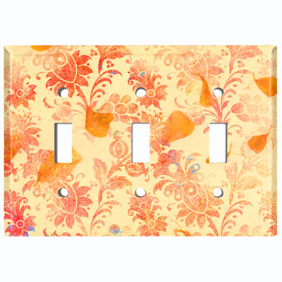 3 - Gang Toggle Light Switch Standard Wall Plate