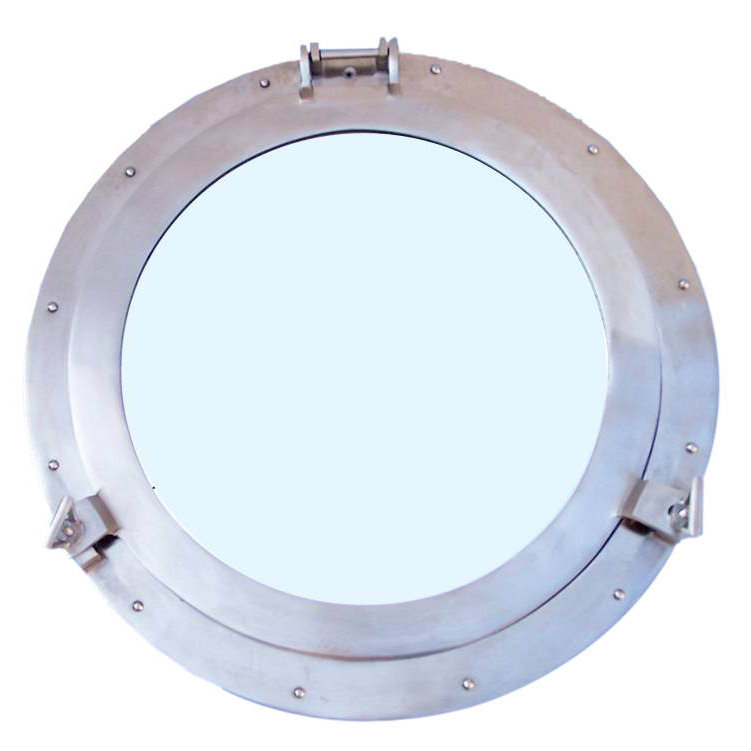 Miroir bronze, Nickel brossé, H 20 po x l 20 po