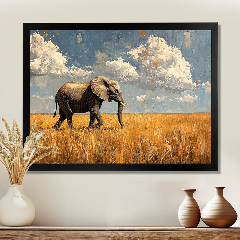 Gullickson - Animals Wall Art, Reproduction encadrée, H 30 po x l 40 po, Noir, noir, noir, noir