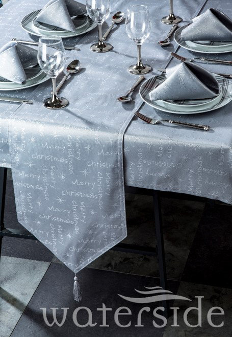 10PC Xmas Words Jacquard Metallic Set