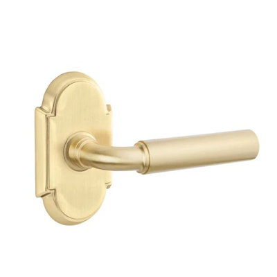 Privacy Door Lever with Square Rosette