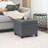 Felixstowe Storage Ottoman Script Fabric With Casters