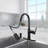 Clihome Pull Down Kitchen Faucet with Soap Dispenser-87820079