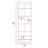 Rectangle 2-Door Storage Tall Cabinet Wengue-208378048