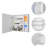 Myrick 2-Shelf Medicine Cabinet With Mirror White-9816185