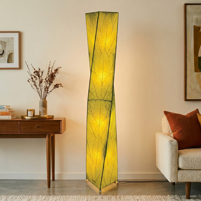 Gertie 72'' Novelty Floor Lamp, Green