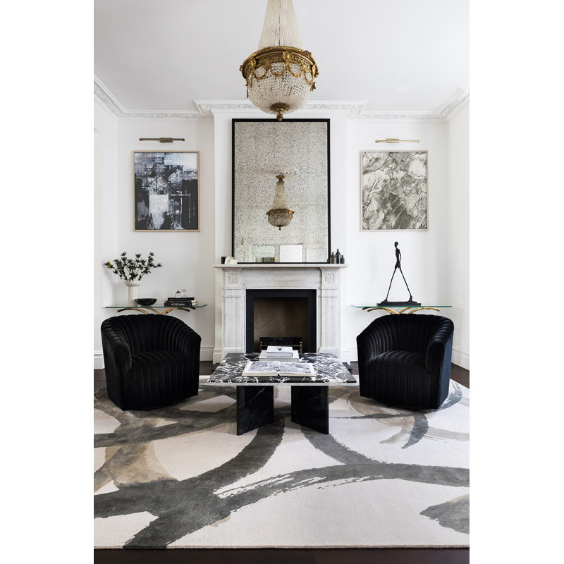 Ellis Taupe Area Rug, Rectangle 9' x 12'