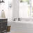 Double Handle Deck Mounted Roman Tub Faucet with Rough-in Valve-102053829