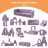 Chesterle Kids and Toddler Play Couch, Convertible Folding Sofa,12 in 1 Multifunctional Modular Kids Sofa for Playing, Creativing, Sleeping-2081103641-2141649004