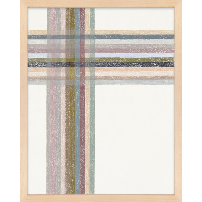 Intersections: Vertical I Print by Beth James, Maple Framed, 16" W x 20" H