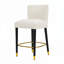 27" Upholstery Barstool with durable metal legs-1524368124