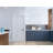 24 in. x 84 in.Right-Handed Solid Core White Primed Composite Single Prehung Interior Door Matte Black Hinges-122017503-122017509
