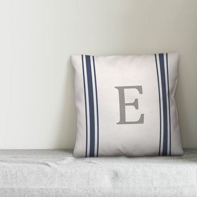 Striped Reversible Throw Pillow