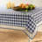 Linhart Checkered Cotton Blend Tablecloth-593755793-593755796