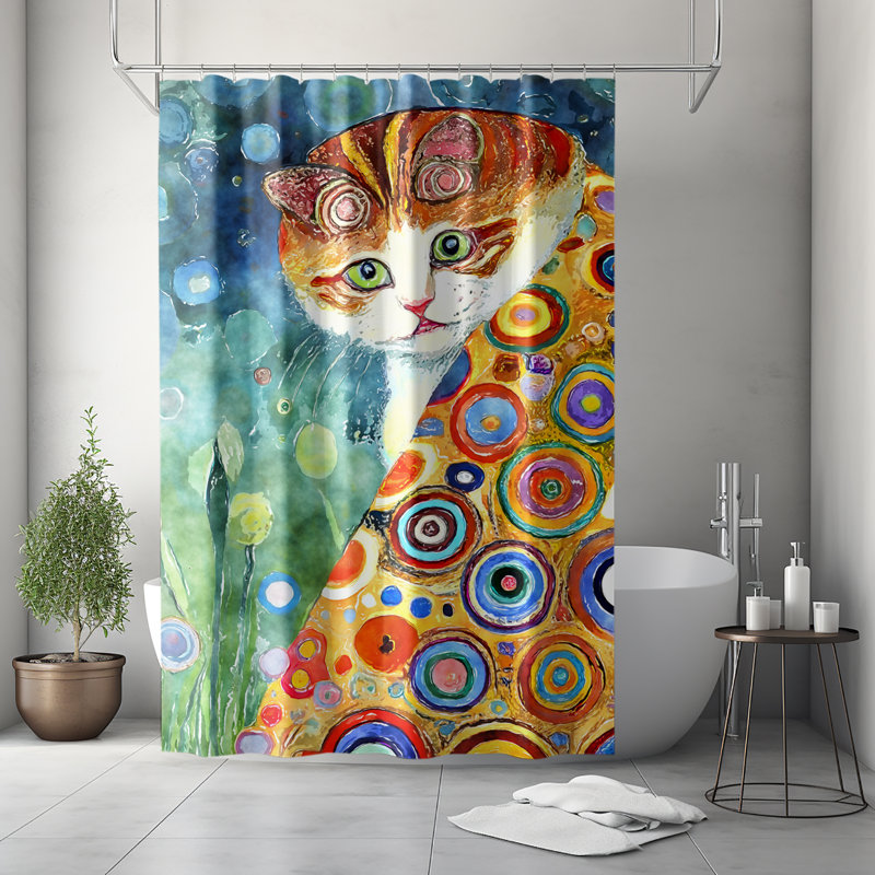 Jalyric Shower Curtain, 93" H x 70" W