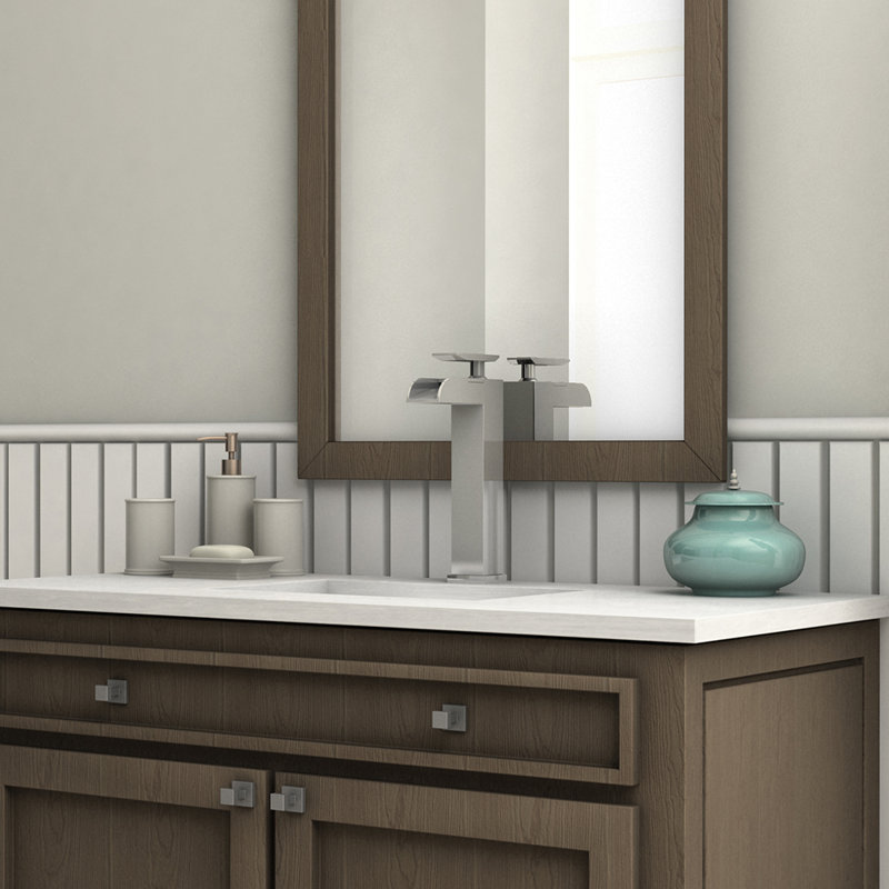 EagleFalls Contemporary Chrome Single Hole Bathroom Faucet