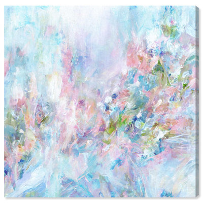 Vintage Pastels Canvas Print Pastel Wall Decor by Art Remedy