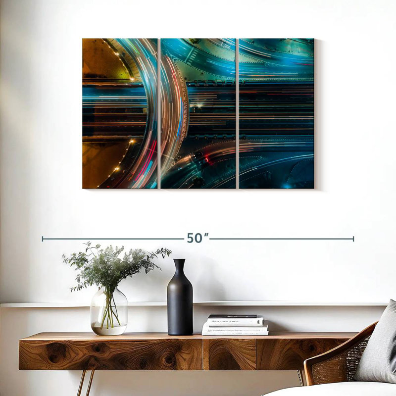 Mehar Highway Light Trails, 24" H x 38" W