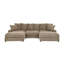 Canapé modulaire réversible d'angle avec repose-pieds-991178205