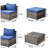 Patio Sofa with Cushions