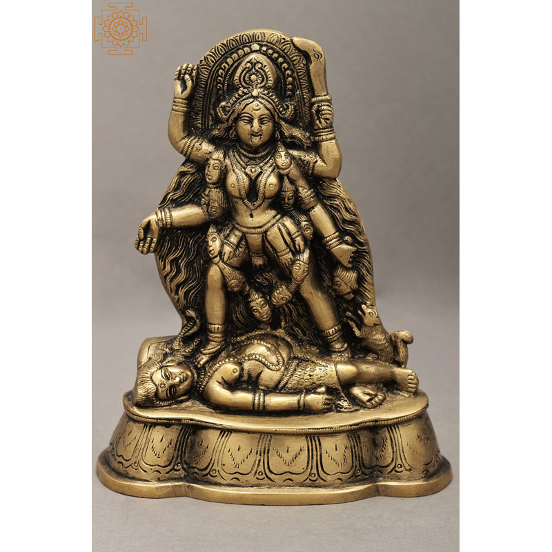 Figurine en laiton mère déesse Kali