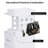 Utility Cart with Tool Holder and Lockable Wheels, Salon Trolley with Storage Drawer