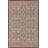 Haggerty Vintage Filigree Textured Weave Taupe/Espresso Indoor/Outdoor Rug-874370867