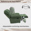 Fauteuil inclinable manuel moderne à bascule, avec revêtement en tissu nubby pour le salon-132684178