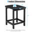 Table d'appoint en plastique Ambudkar Rosecliff-1261795905