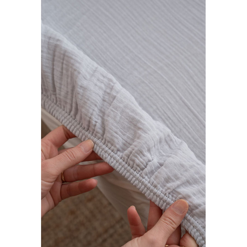 Baby Fitted Sheet, Grey